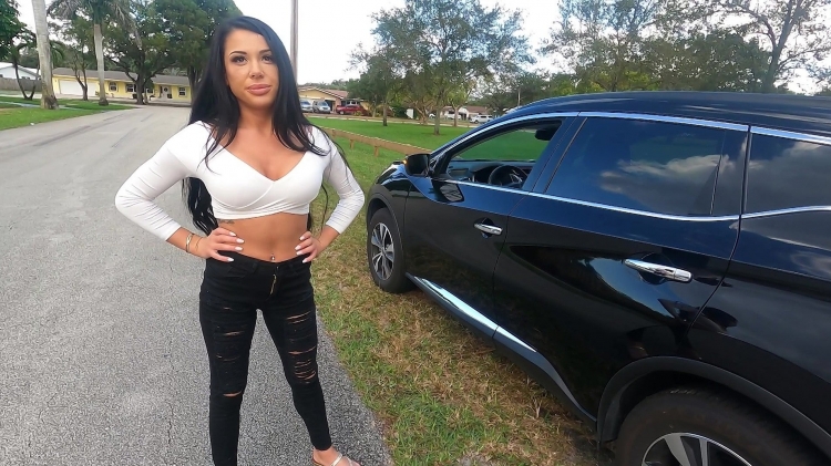 Gianna Grey Is Stranded With A Flat Tire And Fucks Her Way Out Of It!