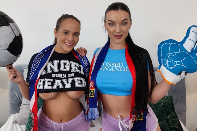 Swapping Orgy with Crazy Czech Football Fans Lady Gang & Jennifer Mendez