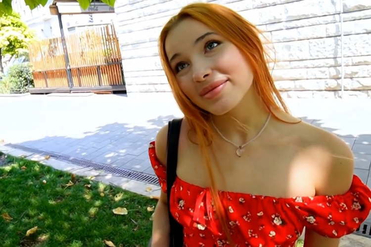 A Slender Russian Beauty Who Is Very Nervous