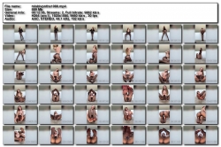 Striptease And Pussy Play In Black Nylons