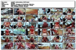 The MILF Hunter fucks dirty old skank Adrienne and feeds her some jizz