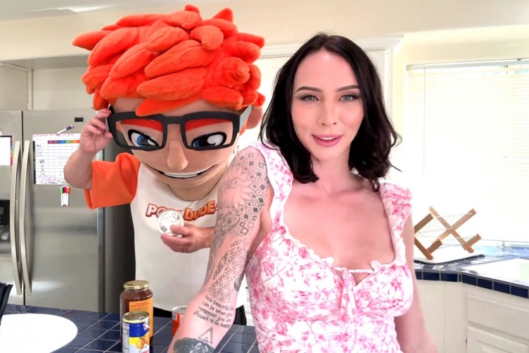 Cooks Up Something Sweet with Porn Dude