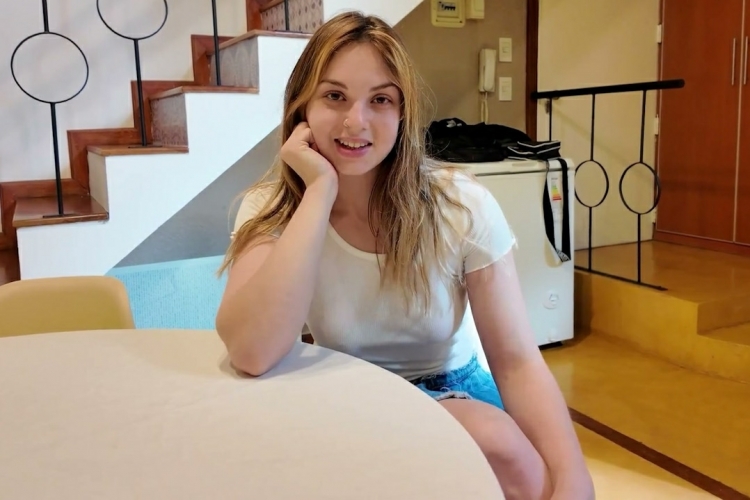 Blonde Neighbors Oral Skills