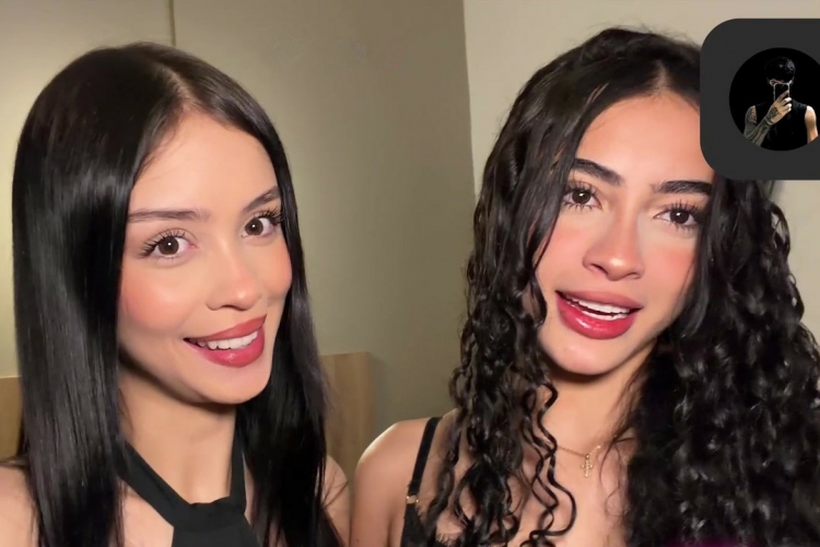 The Video Call Ends In Threesome!  Deep Double Fuck... Delicious Cumshot